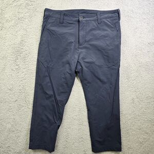 American Giant Pants Men's Blue Brigade Military Spec Stretch Chino Size 34 x26